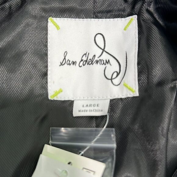 SAM Edelman Margot Mabel Plaid Embellished Blazer Sz L - Picture 12 of 15